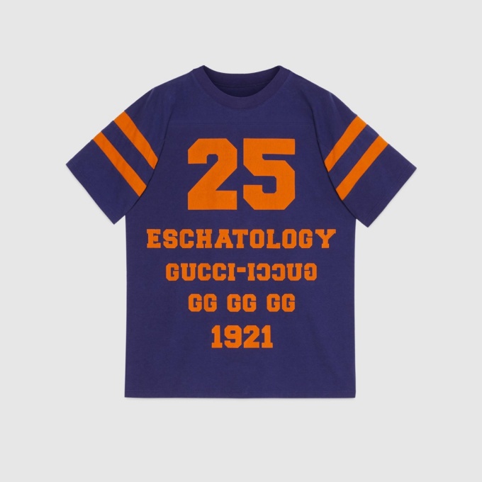gucci 25 eschatology print t-shirt